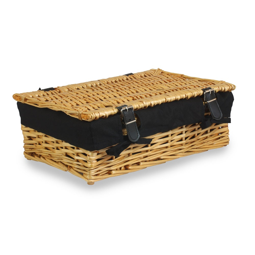 40cm Split Willow Wicker Rectangular Gift Basket