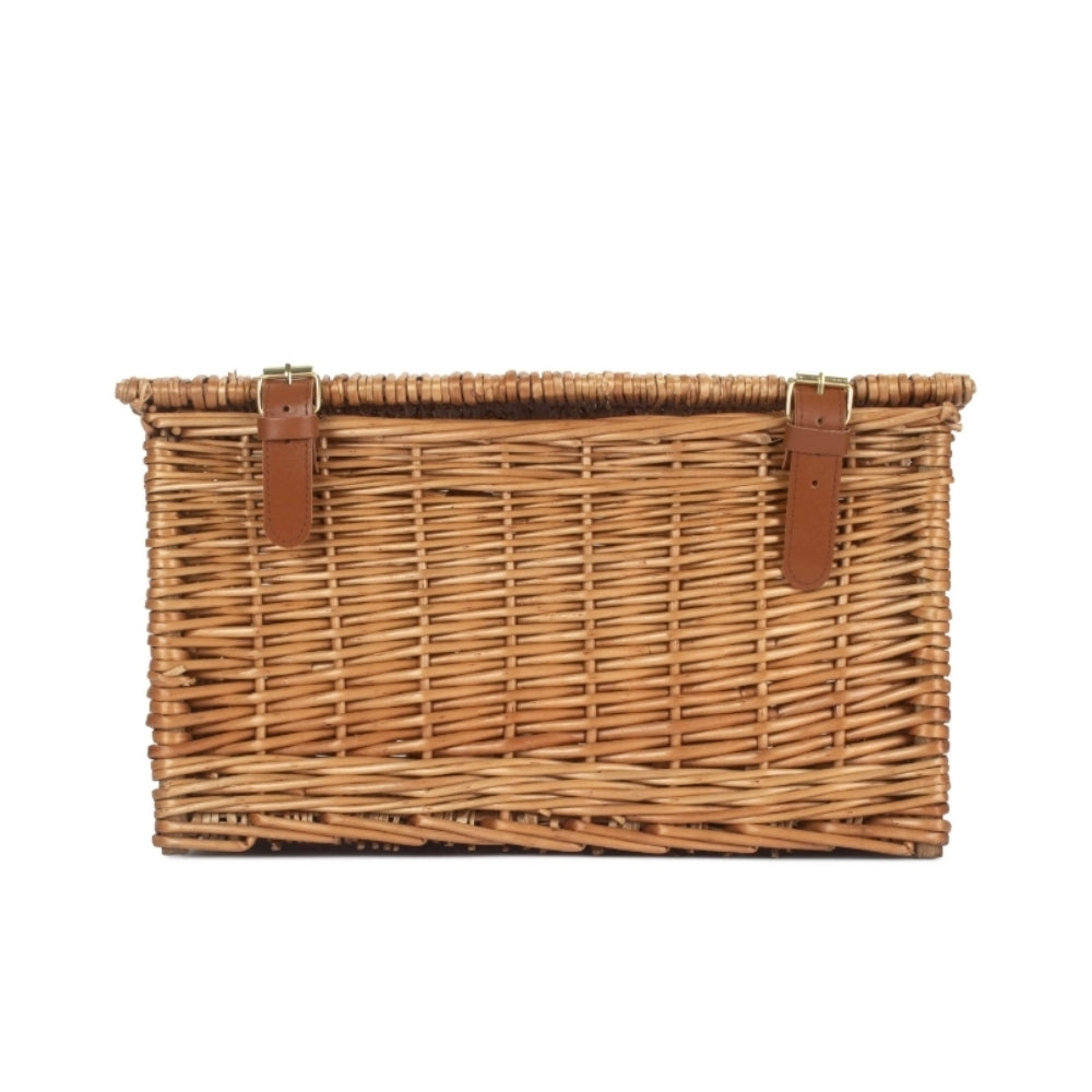 Light Steamed Windsor Wicker Picnic Basket