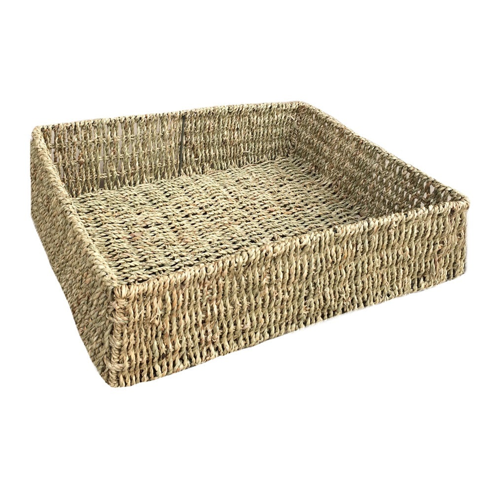 Unlined Rectangular Seagrass Serving Trays