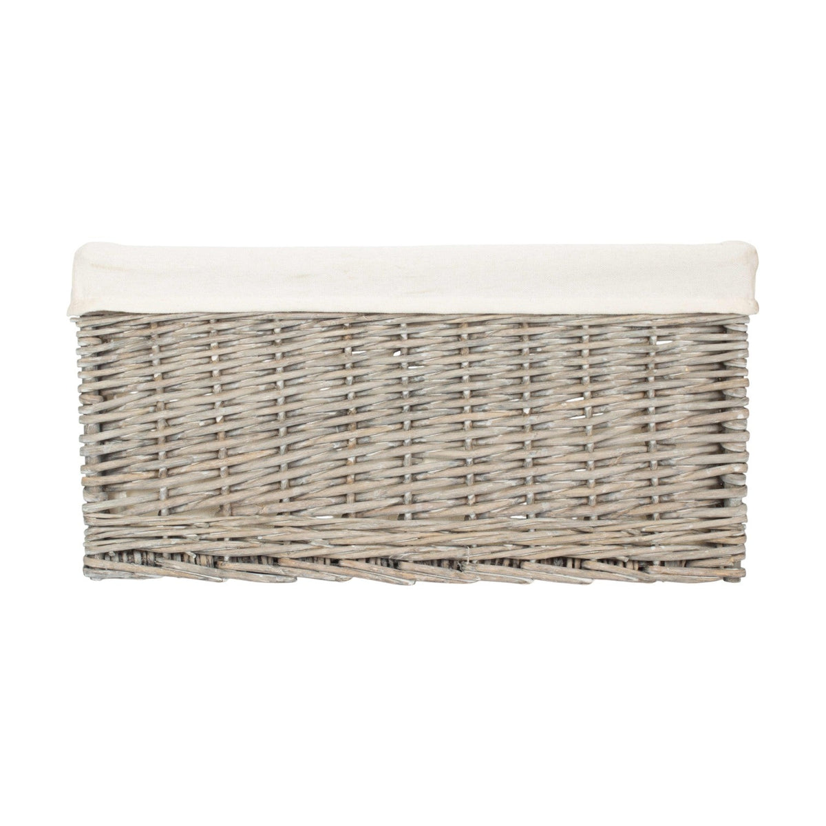 Jumbo Grey Wash Storage Basket