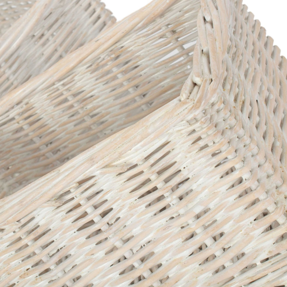 White Wash Willow Trays