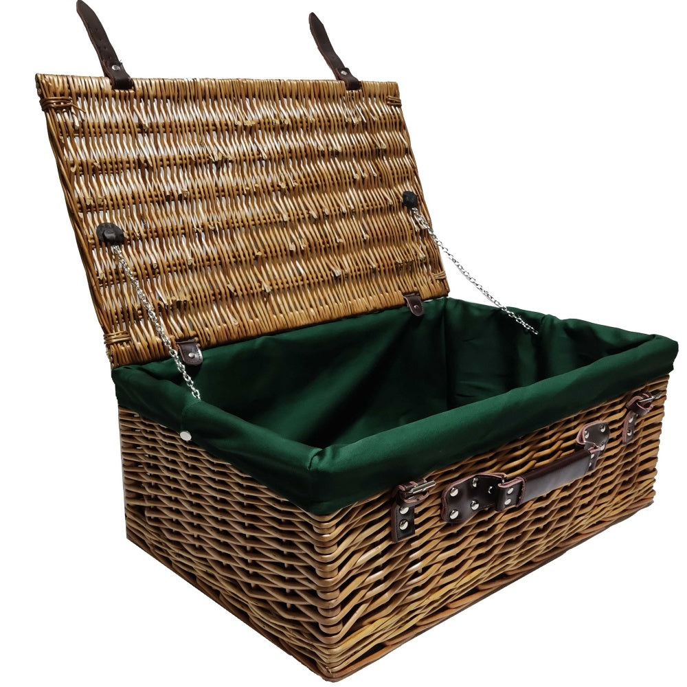 56cm Double Steamed Wicker Picnic Basket