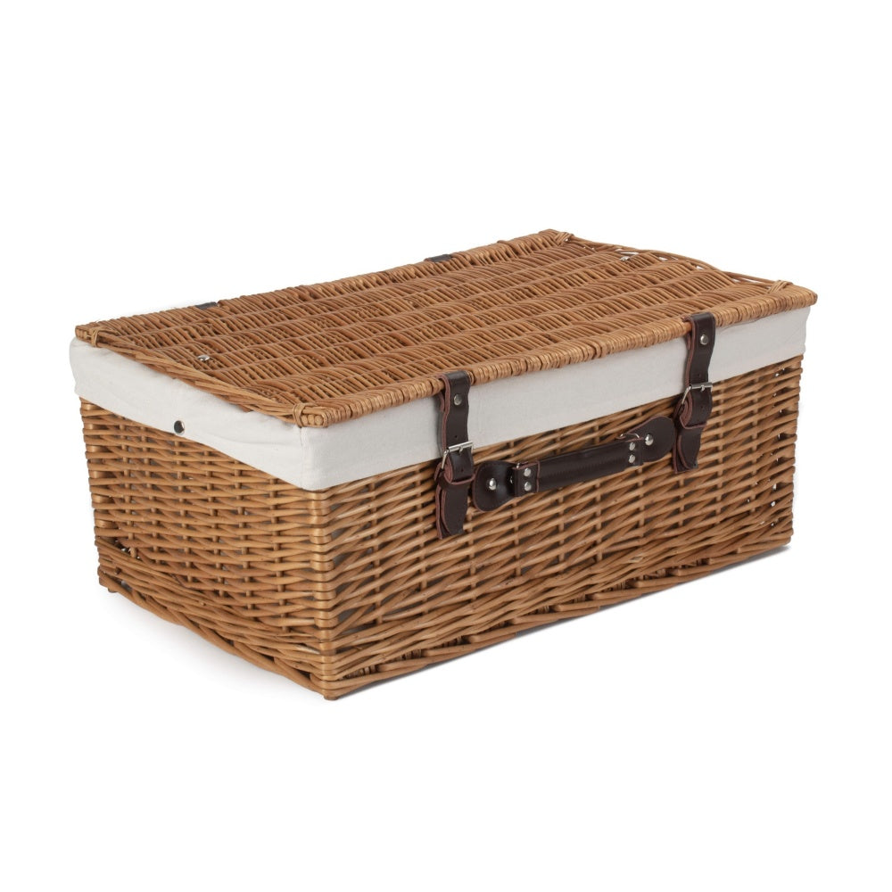 56cm Double Steamed Wicker Picnic Basket