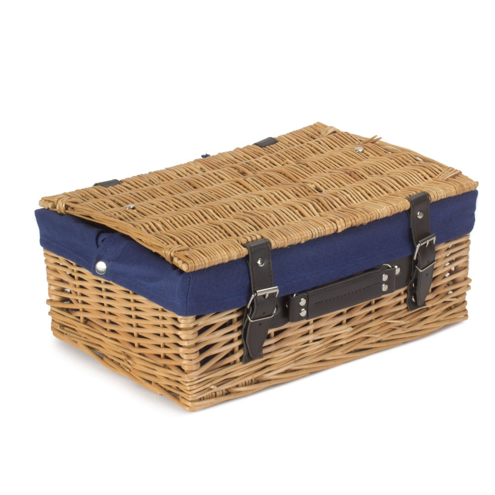 36cm Buff Willow Wicker Picnic Basket