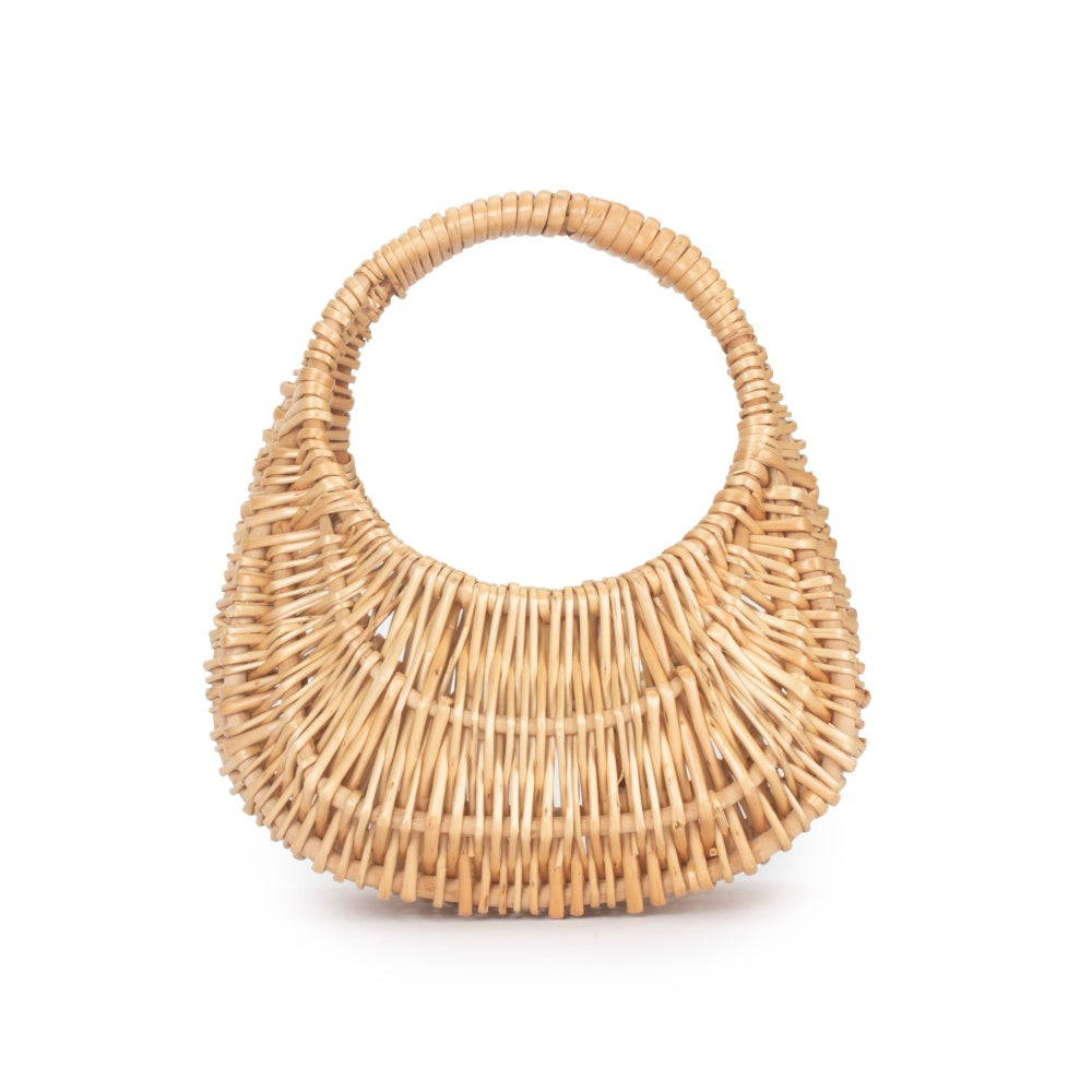 Small Gondola Buff Willow Shopping Basket