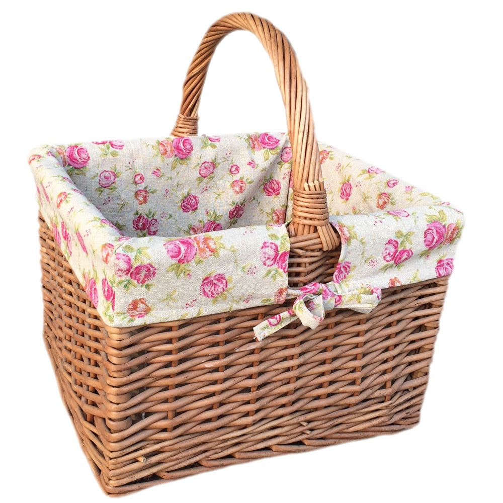 Deluxe Butchers Rectangular Shopping Basket
