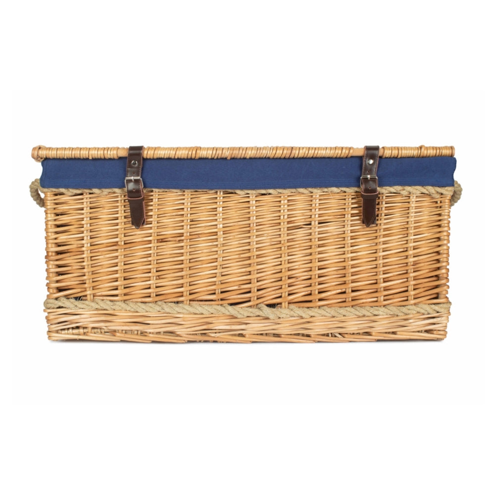 72cm Rope Handled Trunk Wicker Picnic Basket