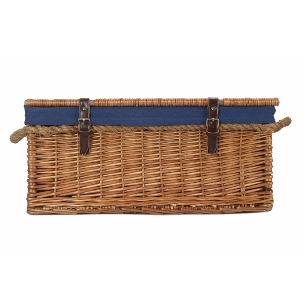 61cm Double Steamed Rope Handled Trunk with White Lining