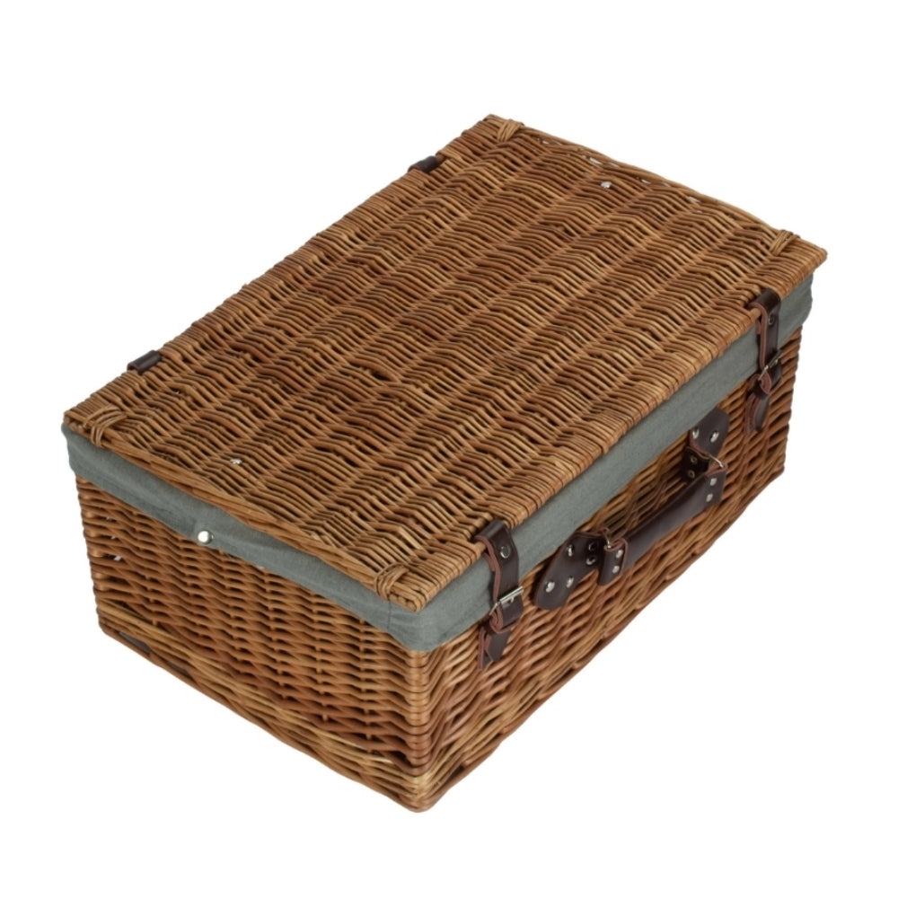 56cm Double Steamed Wicker Picnic Basket