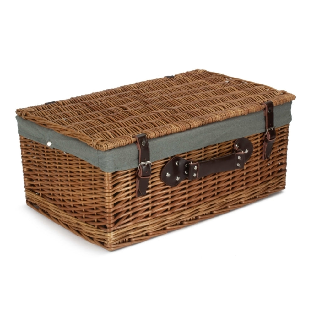 56cm Double Steamed Wicker Picnic Basket