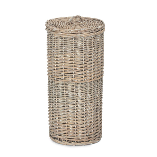 Grey Wash Round 3 Toilet Roll Holder