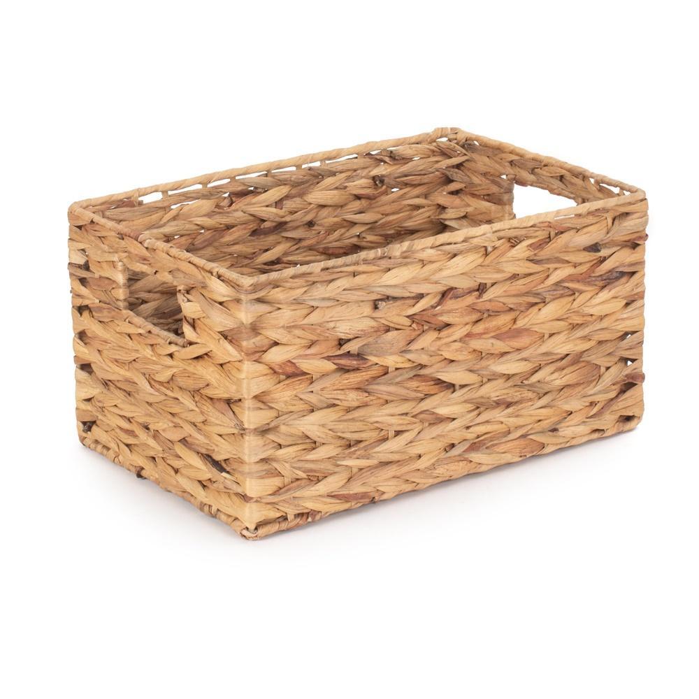 Rectangular Water Hyacinth Storage Basket