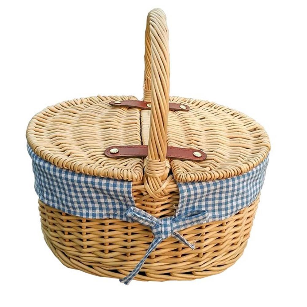 Children’s Wicker Shopping Basket with Lining