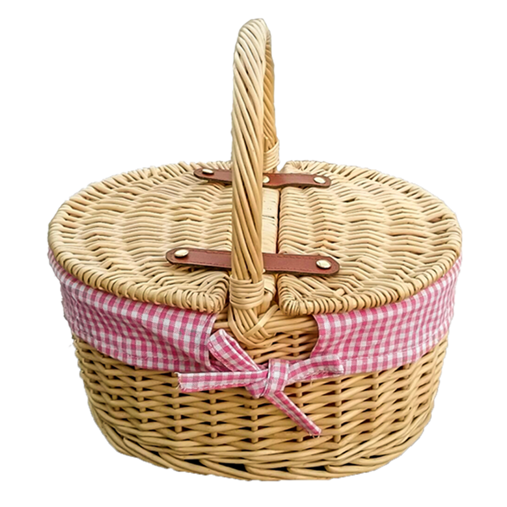 Children’s Wicker Shopping Basket with Lining