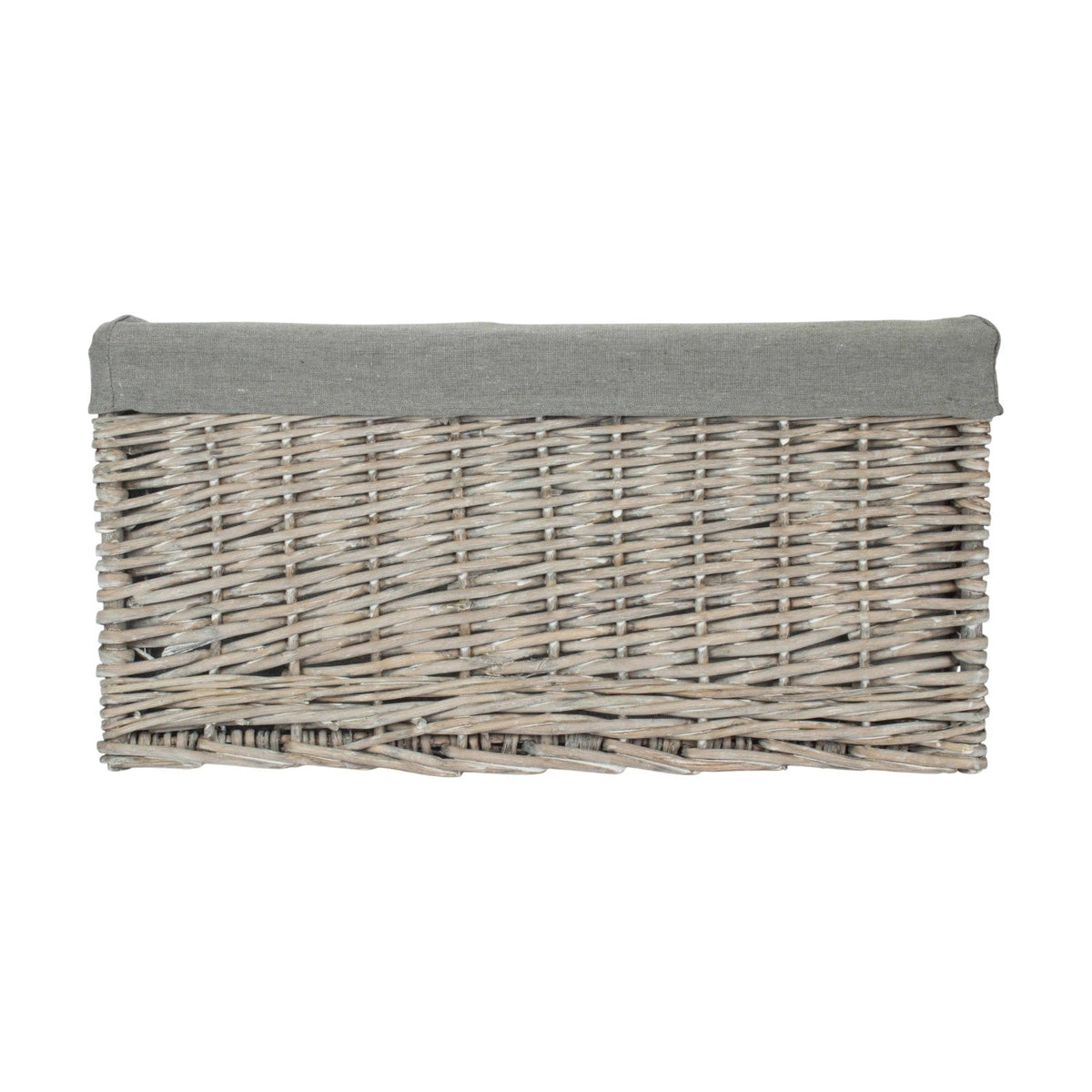 Jumbo Grey Wash Storage Basket