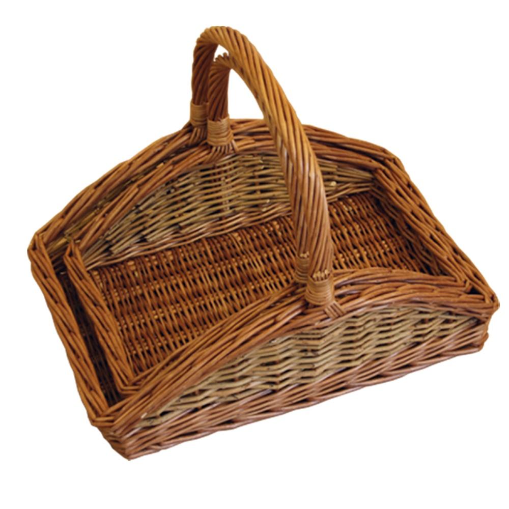 Set of 2 Hill Wicker Garden Trugs