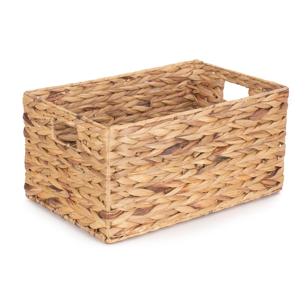 Rectangular Water Hyacinth Storage Basket