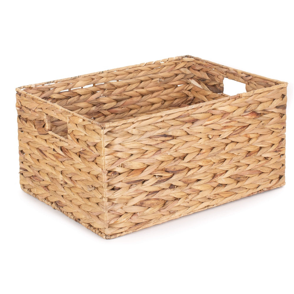 Rectangular Water Hyacinth Storage Basket