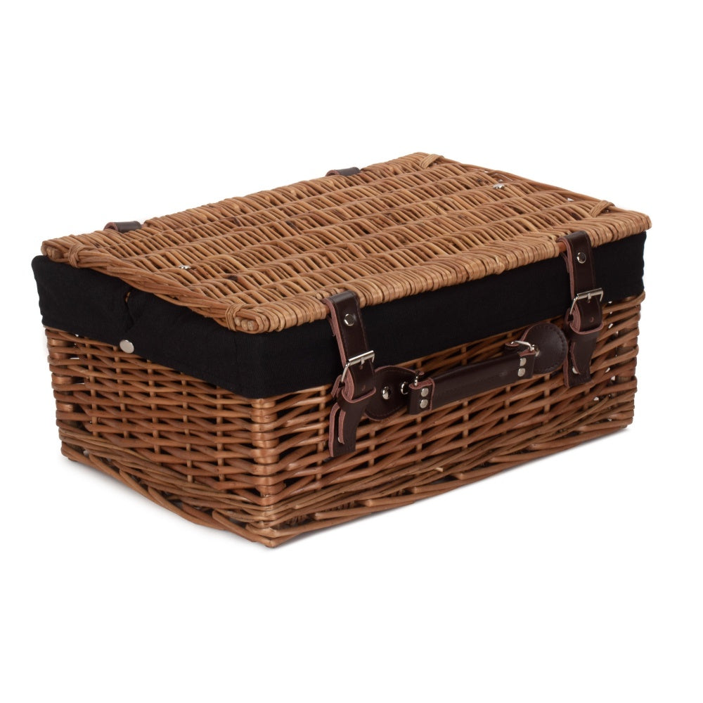 40cm Double Steamed Wicker Picnic Basket