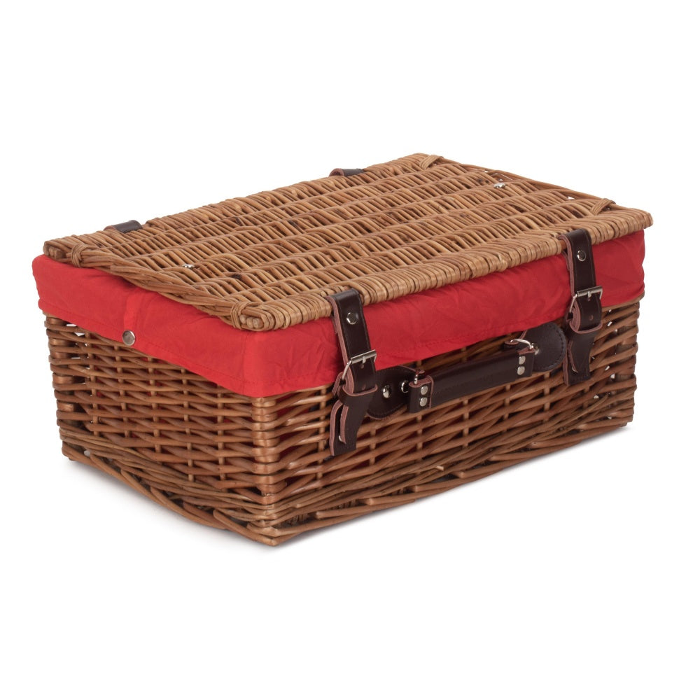 40cm Double Steamed Wicker Picnic Basket