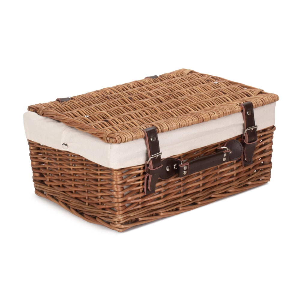 40cm Double Steamed Wicker Picnic Basket
