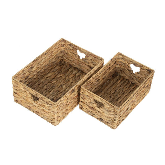 Shallow Water Hyacinth Storage Basket