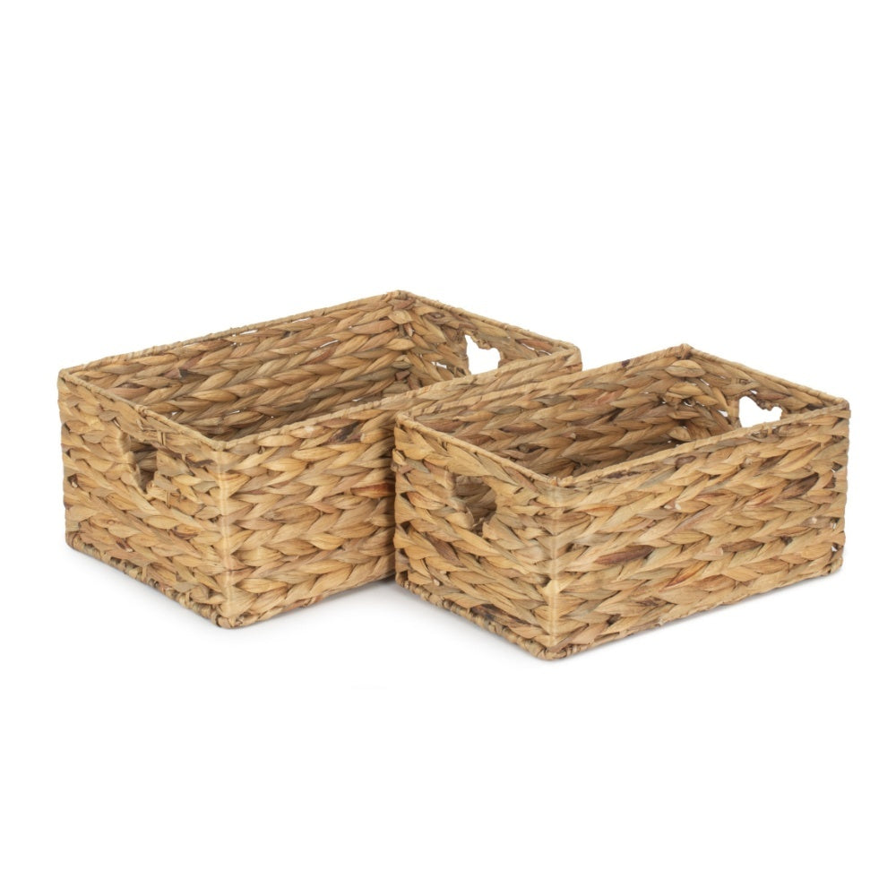 Shallow Water Hyacinth Storage Basket